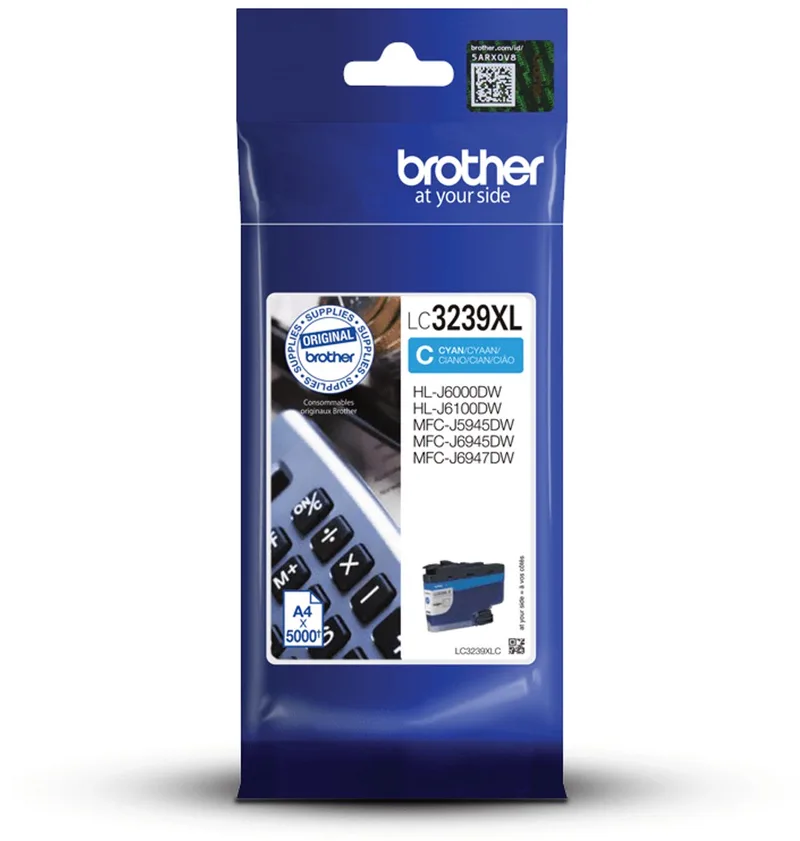 Original Ink Cartridge Brother LC-3239XLC by Brother in Cyan – product photo