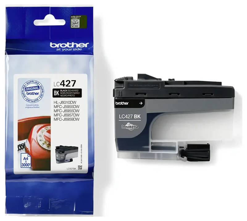 Original Ink Cartridge Brother LC-427BK van Brother in Zwart – productfoto 2 van 2