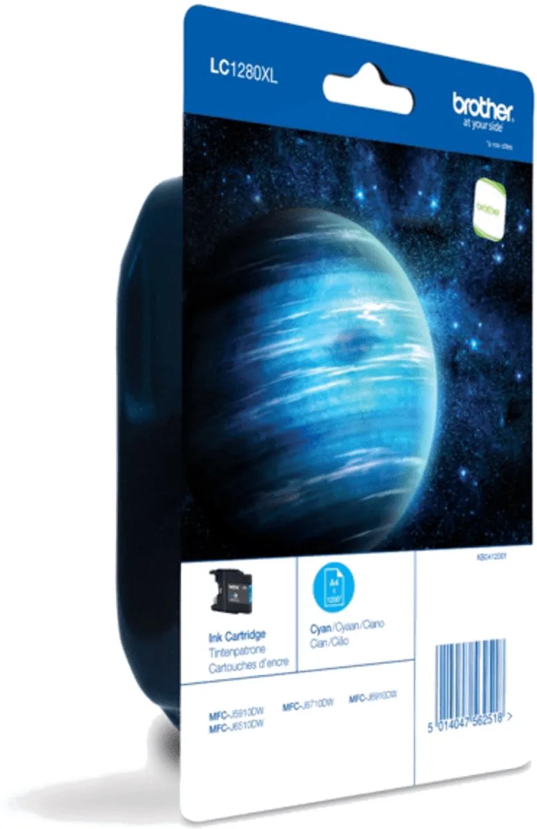 Original Ink Cartridge Brother LC1280XLCBP von Brother in Cyan – Produktfoto