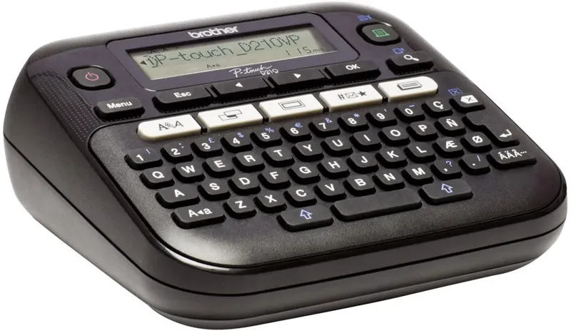 P-touch D210 Beschriftungsgerät Geeignet für Schriftband: TZe 3.5 mm, 6 mm, 9 mm, 12 mm de Brother – photo produit 2 sur 2