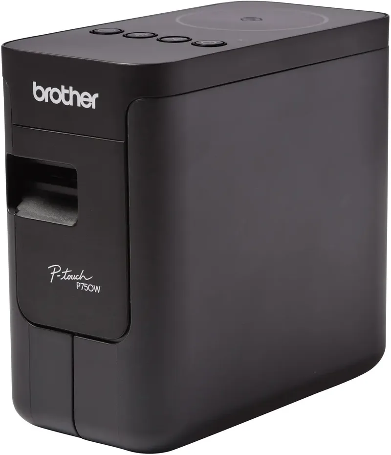 P-touch P750W Beschriftungsgerät Geeignet für Schriftband: TZe 3.5 mm, 6 mm, 9 mm, 12 mm, 18 mm, 24 mm von Brother – Produktfoto
