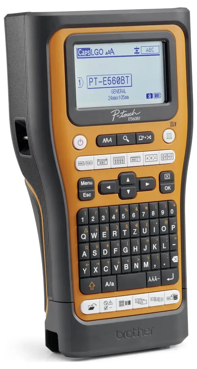 P-Touch PT-E560BTVP Beschriftungsgerät Geeignet für Schriftband: TZe, HSe 3.5 mm, 6 mm, 9 mm, 12 mm, 18 mm, 24 mm von Brother – Produktfoto 3 von 3