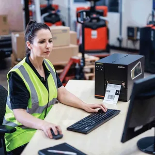 P-Touch TJ-4005DN Label Printer von Brother – Produktfoto 5 von 6