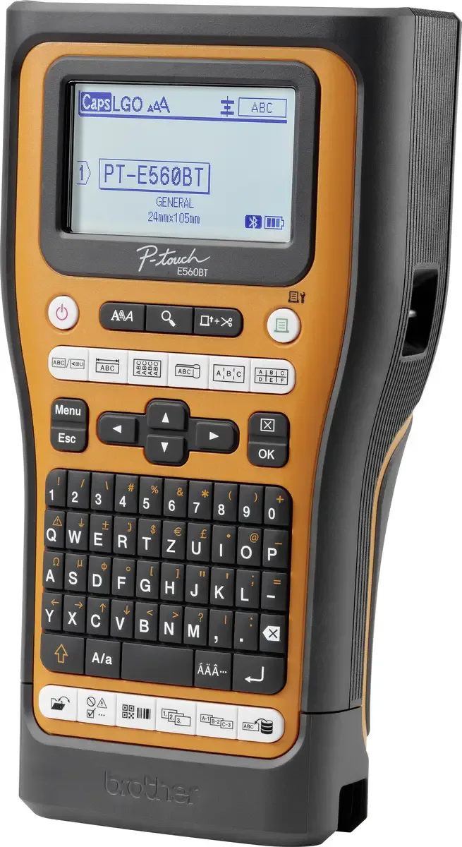 PT-E560BTSP Beschriftungsgerät Geeignet für Schriftband: TZe, HSe 3.5 mm, 6 mm, 9 mm, 12 mm, 18 mm, 24 mm de Brother – photo produit