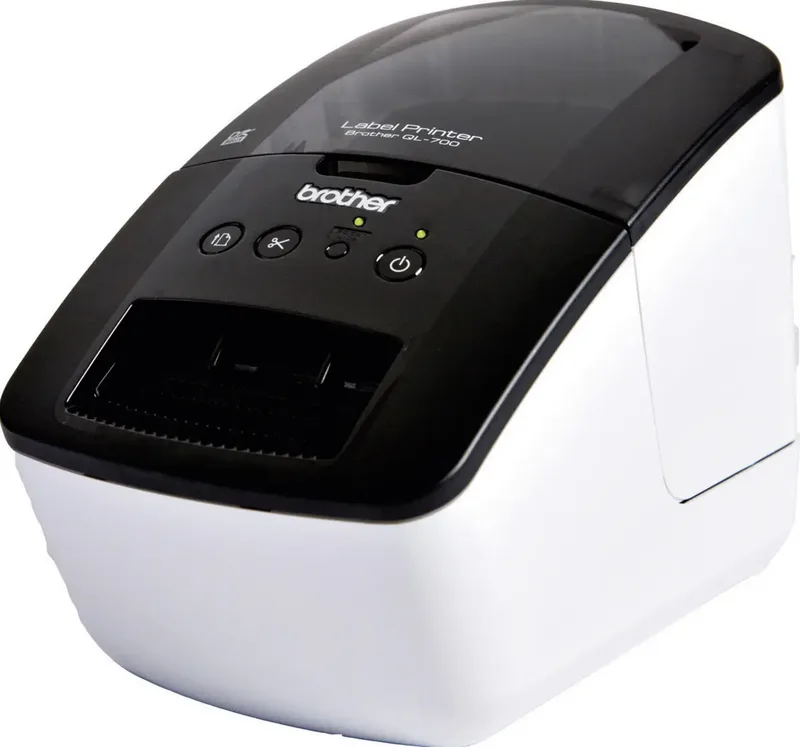 QL-700 Etikettendrucker Thermodirekt 300 x 300 dpi Etikettenbreite (max.): 62 mm USB von Brother – Produktfoto
