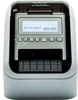 QL-820NWBVMXX1 labelprinter Direct thermisch Kleur 300 x 600 DPI 176 mm/sec Bedraad en draadloos Ethernet LAN DK Wifi Bluetooth