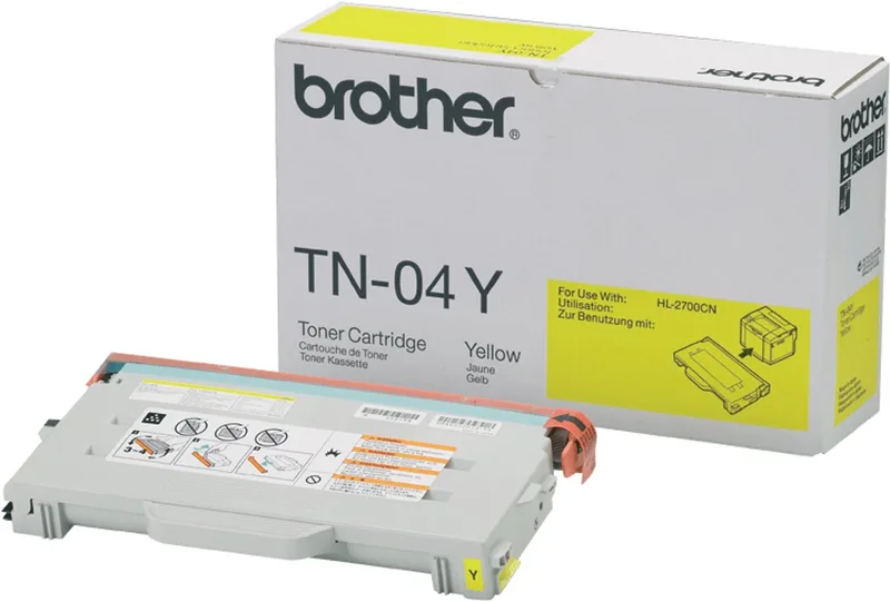 TN-04Y Tonercartridge - Geel van Brother – productfoto