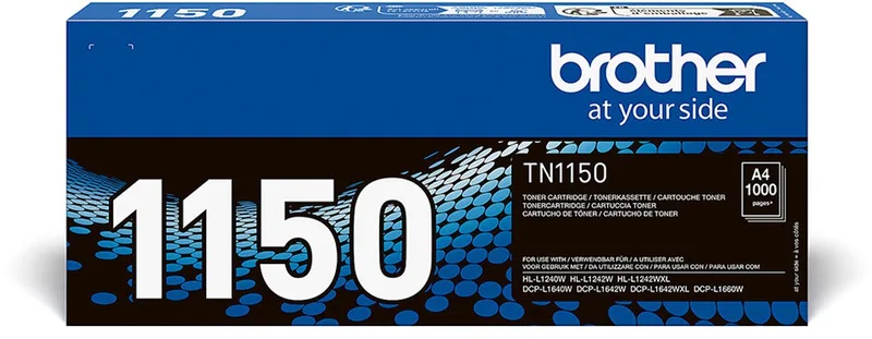 TN-1150 tonercartridge 1 stuk(s) Origineel Zwart van Brother in Zwart – productfoto