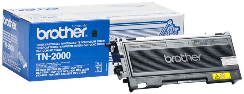 Tn-2000 Toner von Brother in Schwarz – Produktfoto