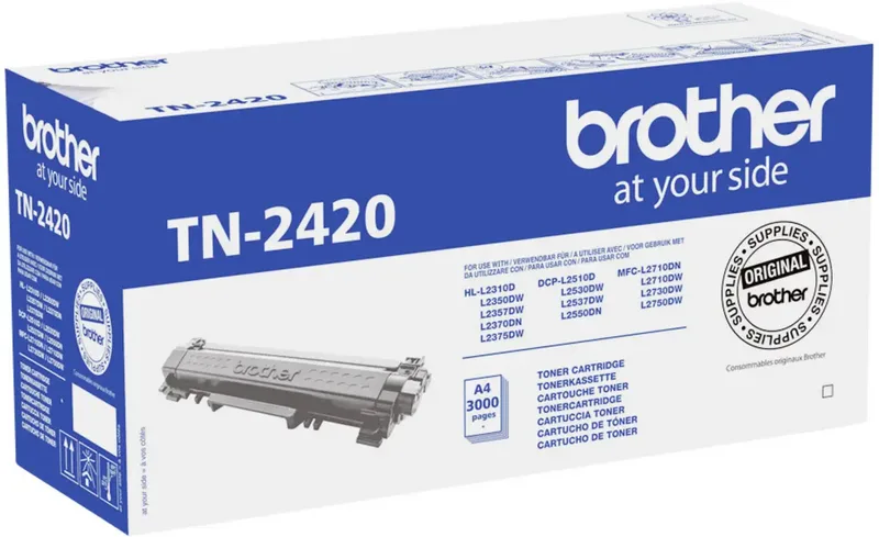 TN-2420 - Toner van Brother in Zwart – productfoto 2 van 2
