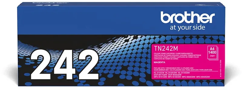 TN-242M - Tonercartridge van Brother in Magenta – productfoto