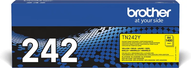 TN-242Y - Tonercartridge van Brother in Geel – productfoto