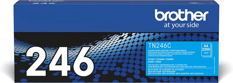 TN-246C - Tonercartridge by Brother in Cyaan – product photo