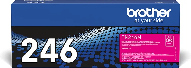 TN-246M - Tonercartridge van Brother in Magenta – productfoto