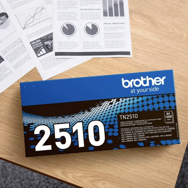 TN-2510 - Originele Tonercartridge von Brother in Schwarz – Produktfoto 2 von 3