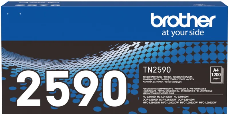 TN-2590 tonercartridge 1 stuk(s) Origineel van Brother in Zwart – productfoto