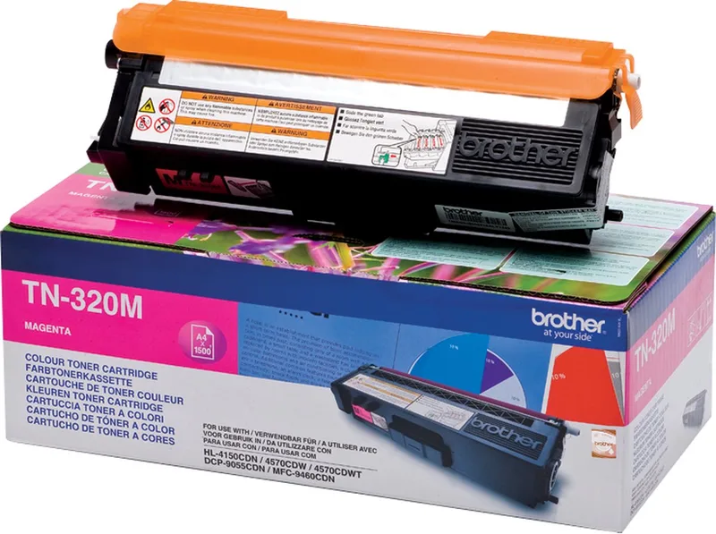 TN-320M - Tonercartridge by Brother in Magenta – product photo