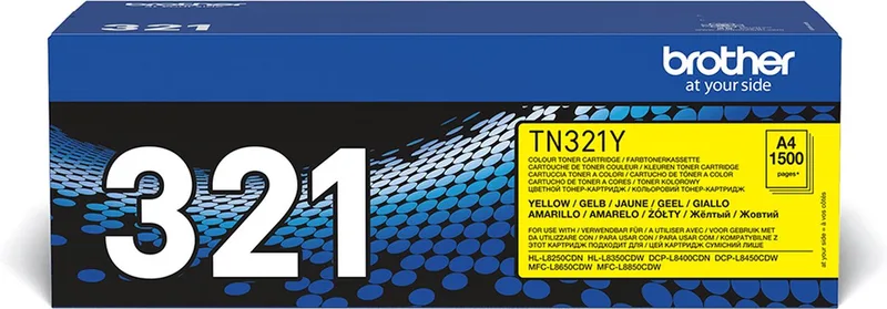 TN-321Y tonercartridge von Brother in Schwarz, Gelb – Produktfoto