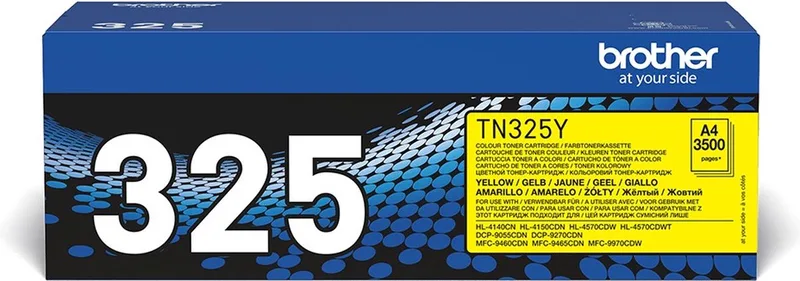 TN-325Y Tonercartridge van Brother in Geel – productfoto