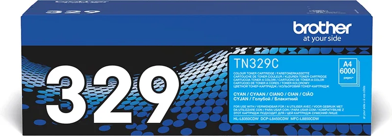 TN-329C tonercartridge extra high capacity 6.000 pagina's 1-pack de Brother en Cyaan – photo produit