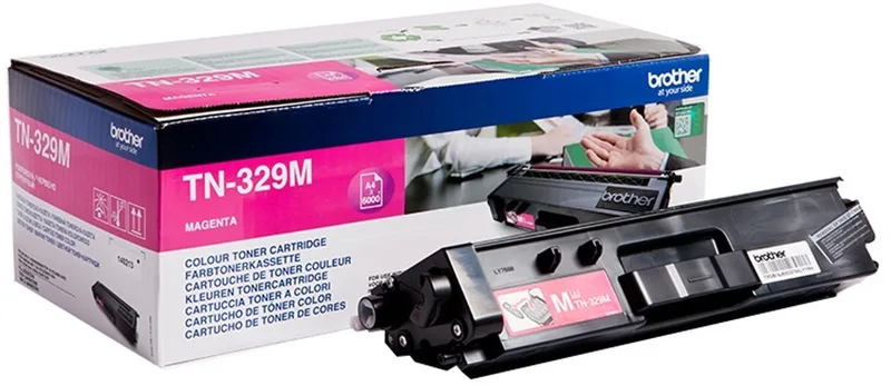 TN-329MP tonercartridge 1 stuk(s) Origineel van Brother in Magenta – productfoto