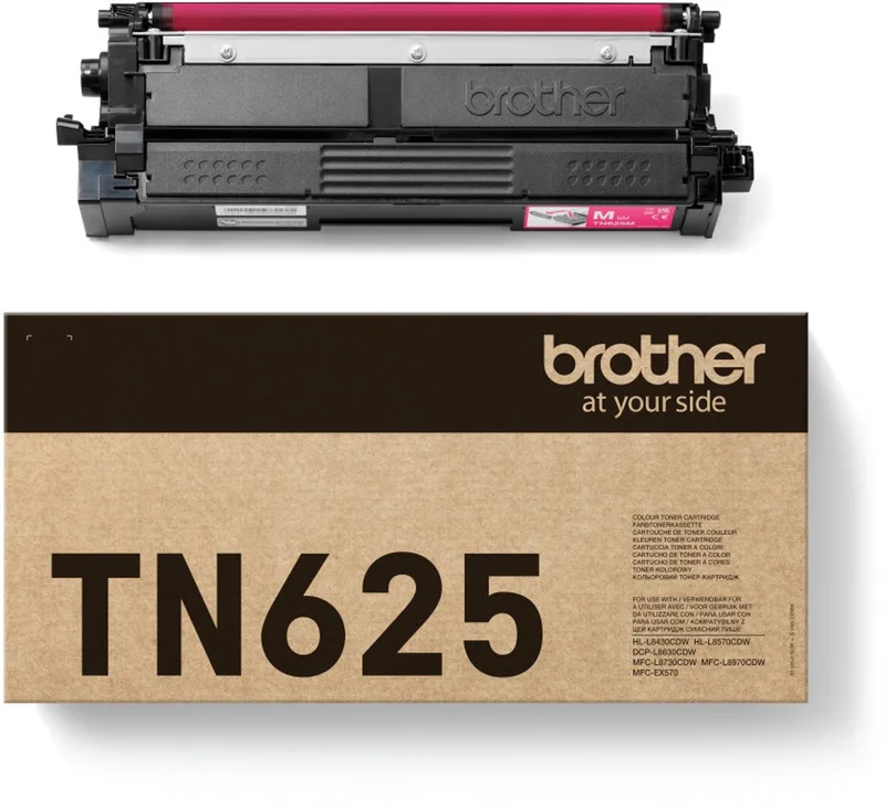 TN-625M tonercartridge 1 stuk(s) Origineel by Brother in Magenta – product photo