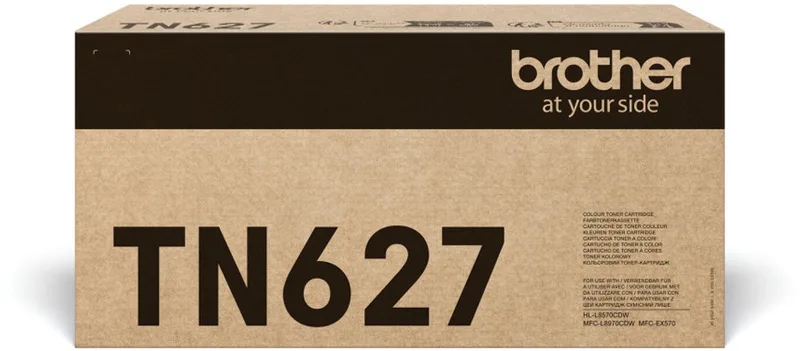 TN-627BK tonercartridge 1 stuk(s) Origineel von Brother in Schwarz – Produktfoto