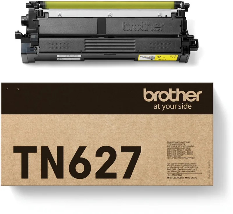 TN-627Y tonercartridge 1 stuk(s) Origineel von Brother in Gelb – Produktfoto