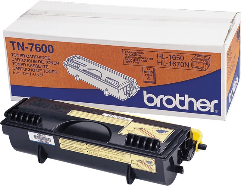 TN-7600 Tonercartridge by Brother in Black – product photo