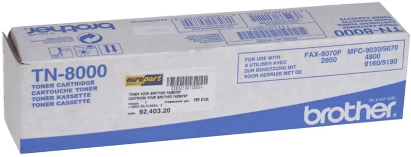 TN-8000 Tonercartridge de Brother en Noir – photo produit