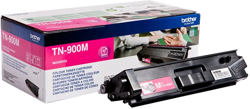 TN-900MP tonercartridge 1 stuk(s) Origineel van Brother in Magenta – productfoto