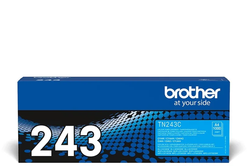 TN243C - Originele Tonercartridge by Brother in Cyaan – product photo 1 of 2