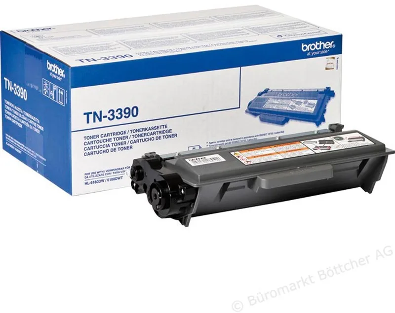 TN3390P/Toner Cartridge 12000 Pages van Brother in Zwart – productfoto