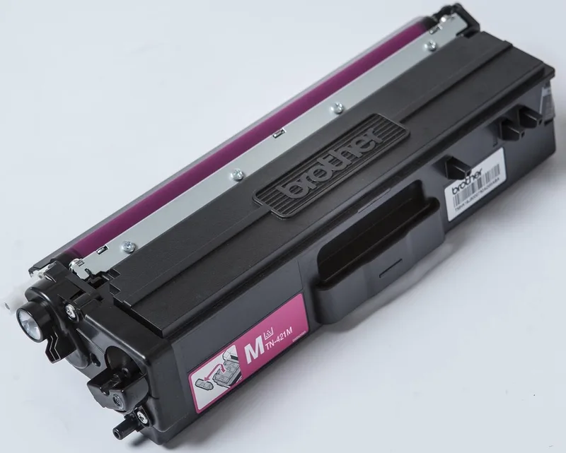 TN421M - origineel - tonercartridge - voor Brother DCP-L8410, HL-L8260, HL-L8360, MFC-L8690, MFC-L8900 van Brother in Magenta – productfoto