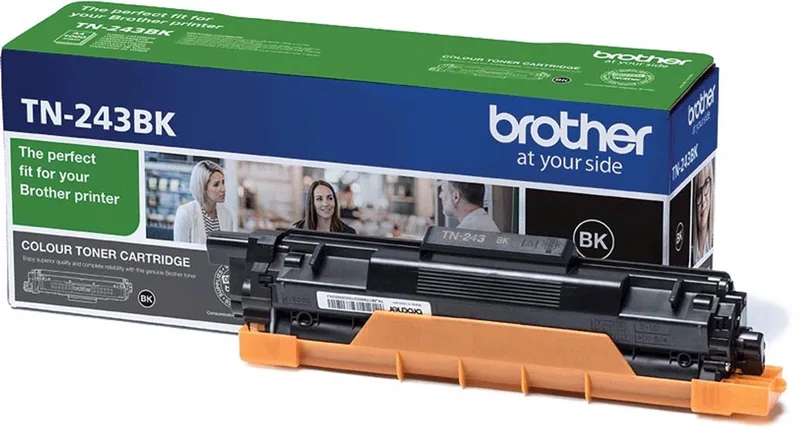 toner, 1.000 pagina's, OEM TN-243BK, 4 stuks van Brother in Zwart – productfoto