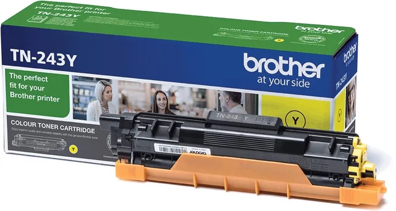 toner, 1.000 pagina's, OEM TN-243Y, 4 stuks de Brother en Jaune – photo produit
