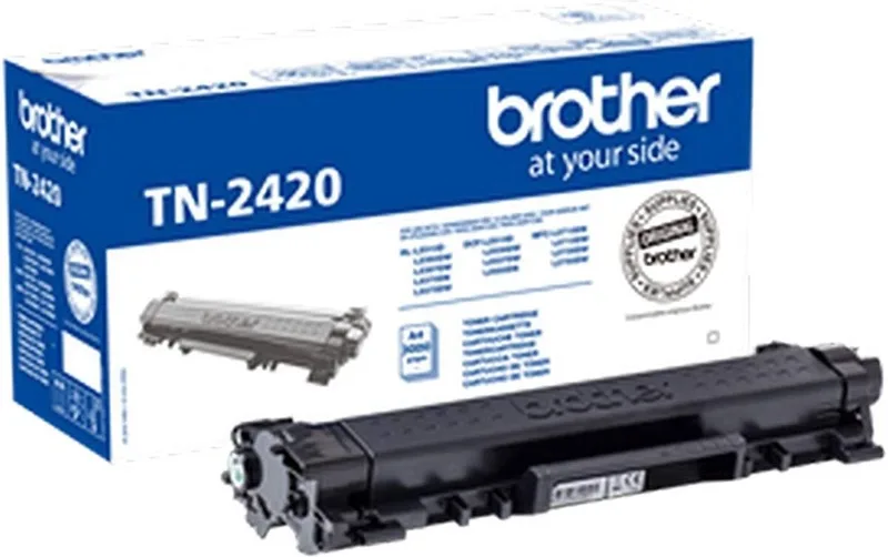 toner, 3.000 pagina's, OEM TN-2420, 3 stuks de Brother en Noir – photo produit