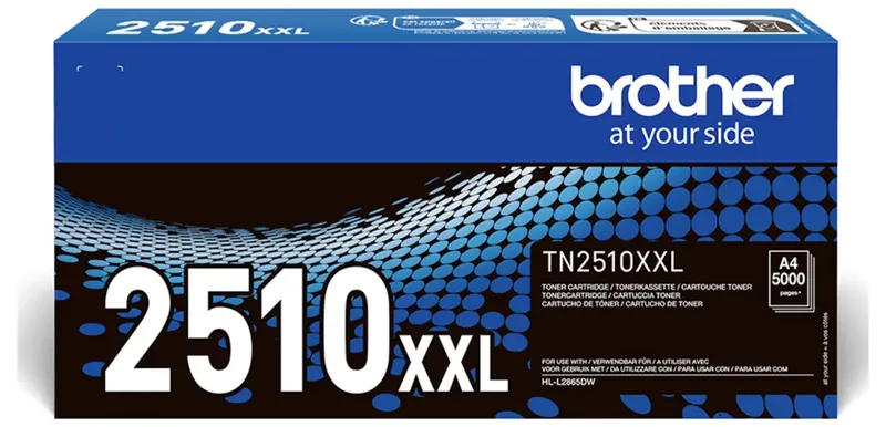 toner, 5.000 pagina's, OEM TN-2510XXL van Brother in Zwart – productfoto 2 van 2