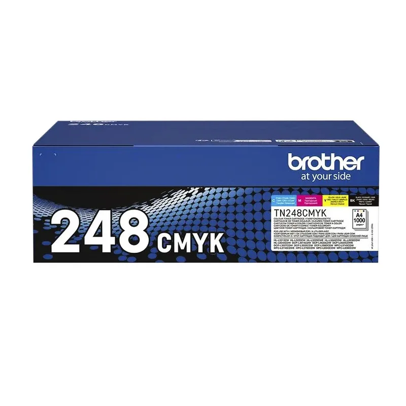 Toner brother tn-248val zwart en kleur | 2 stuks van Brother – productfoto
