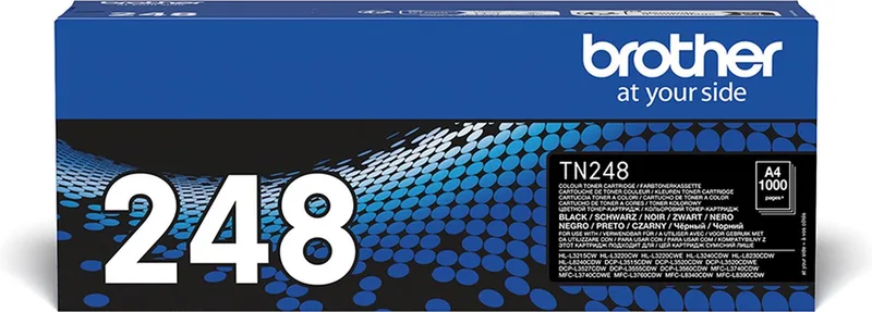 Toner TN-248BK Origineel Zwart 1000 bladzijden TN248BK van Brother in Kleurloos – productfoto