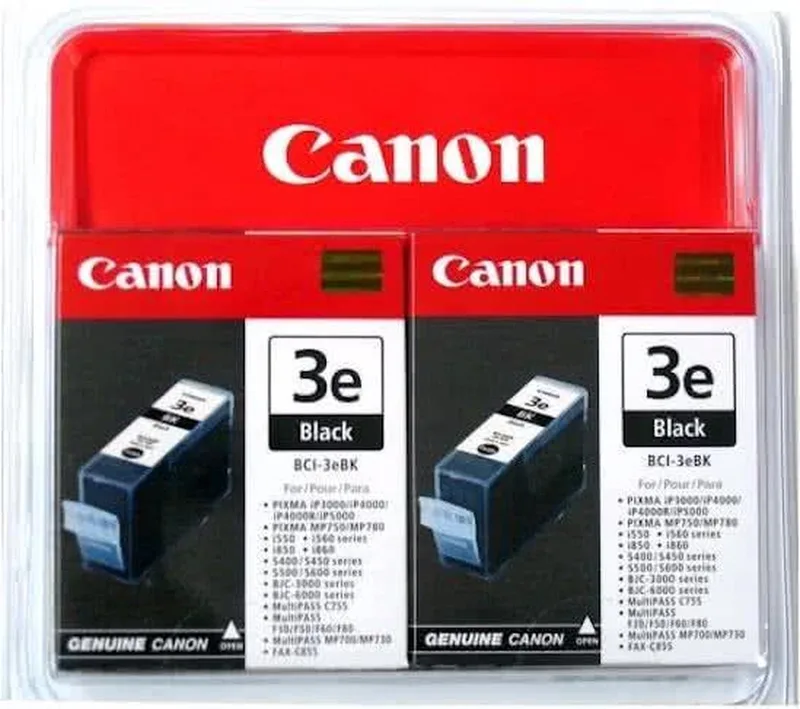 BCI-3E - Inktcartridge / 2-pack von Canon in Schwarz – Produktfoto