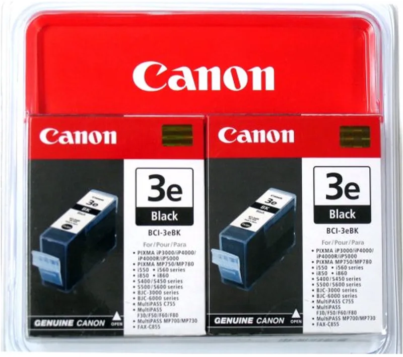 BCI-3E - Inktcartridges von Canon in Schwarz – Produktfoto