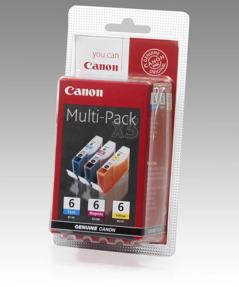 BCI-6 - Inktcartridges / Magenta / Geel fra Canon i Cyaan – produktbillede