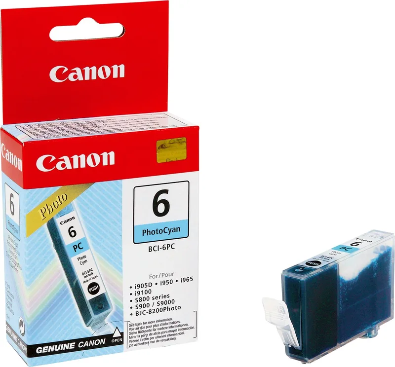 BCI-6PC - Inktcartridge / Foto von Canon in Cyaan – Produktfoto