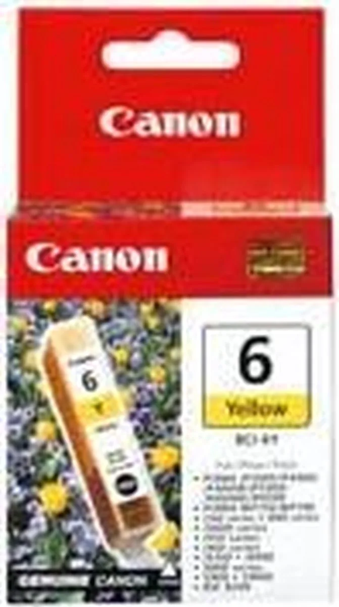 BCI-6Y - Inktcartridge von Canon in Gelb – Produktfoto