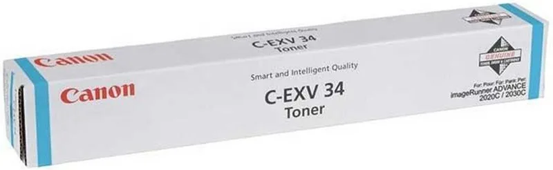 C-EXV34 Tonercartridge - Zwart van Canon in Blauw – productfoto