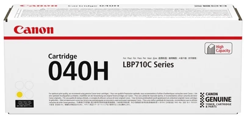 Canon 040H Y toner hoge capaciteit (origineel) von Canon in Gelb – Produktfoto