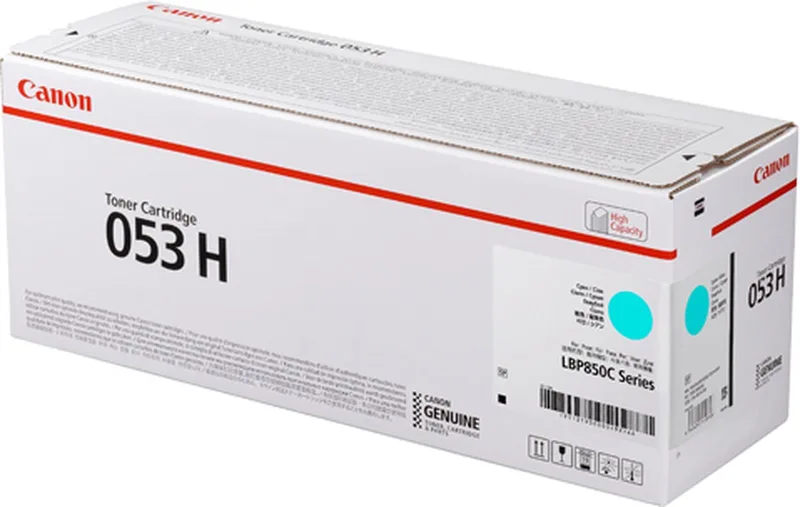 Canon 053 H tonercartridge 1 stuk(s) Origineel van Canon in Cyaan – productfoto