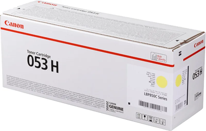 Canon 053H tonercartridge 1 stuk(s) Origineel fra Canon i Gul – produktbillede