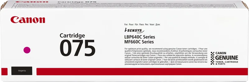 Canon 075 tonercartridge 1 stuk(s) Origineel by Canon in Magenta – product photo